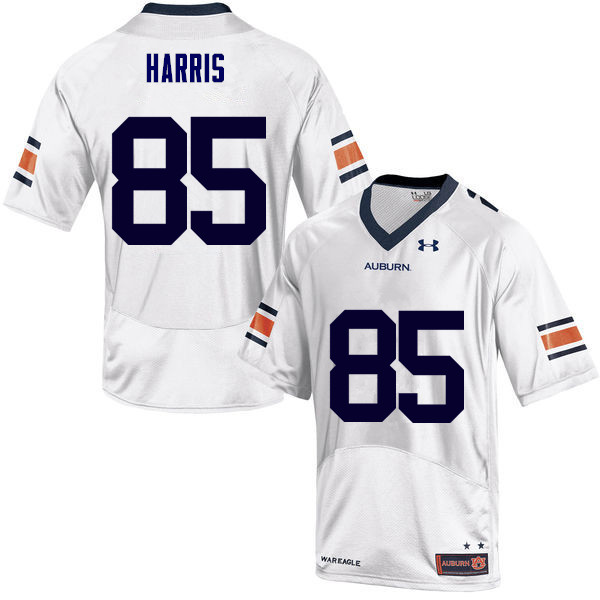 Auburn Tigers Men's Jalen Harris #85 White Under Armour Stitched College NCAA Authentic Football Jersey DGF4274ZB